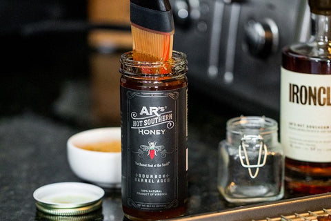 Specialty Food AR's Bourbon Barrel Aged Hot Southern Honey