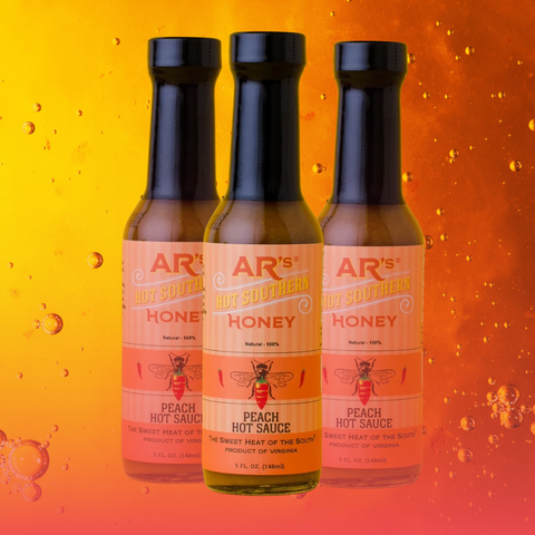 AR’s® Peach Hot Sauce, 5 oz. - 3 PACK