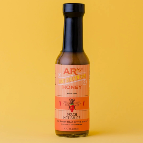 AR’s® Peach Hot Sauce, 5 oz.