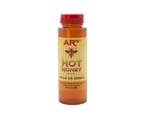 AR’s® Hot Southern Honey, CHILE DE ARBOL (Mild) 12 Net Wt. Oz.