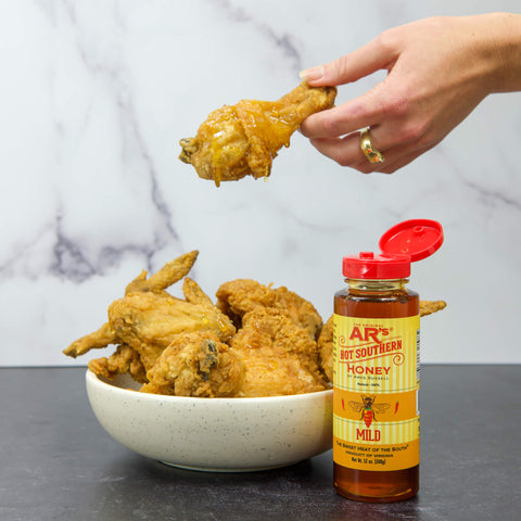 AR’s® Hot Southern Honey, CHILE DE ARBOL (Mild) 12 Oz. - 3  PACK