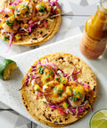 AR's Peach Hot Sauce Tacos