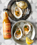AR's Peach Hot Sauce Oysters