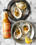 AR's Peach Hot Sauce Oysters