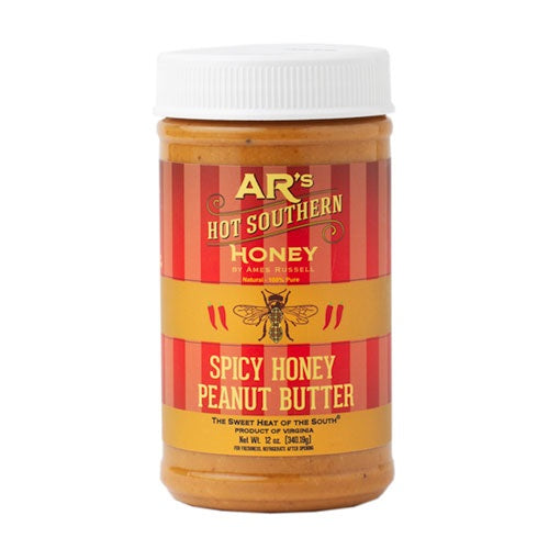 natural local spicy honey peanut butter